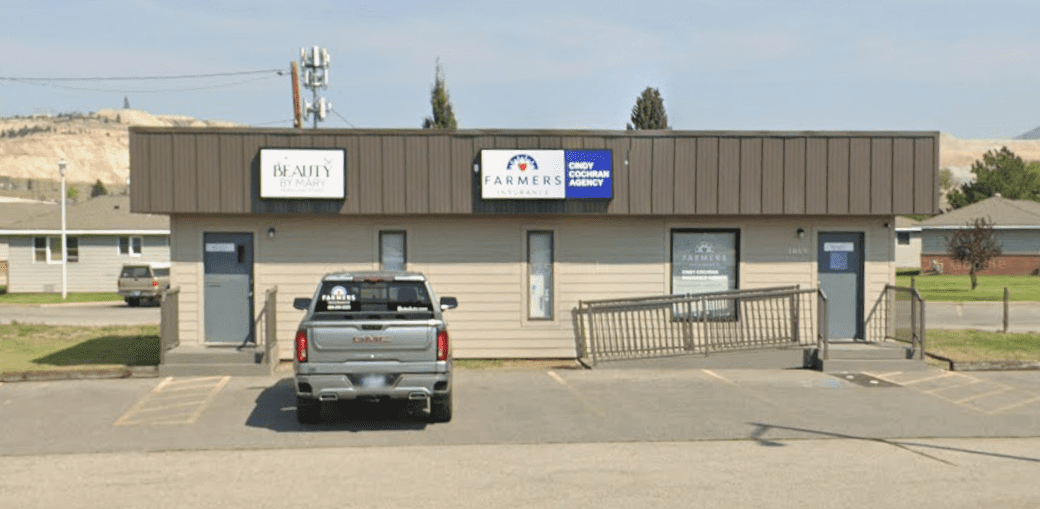 insurance office storefront